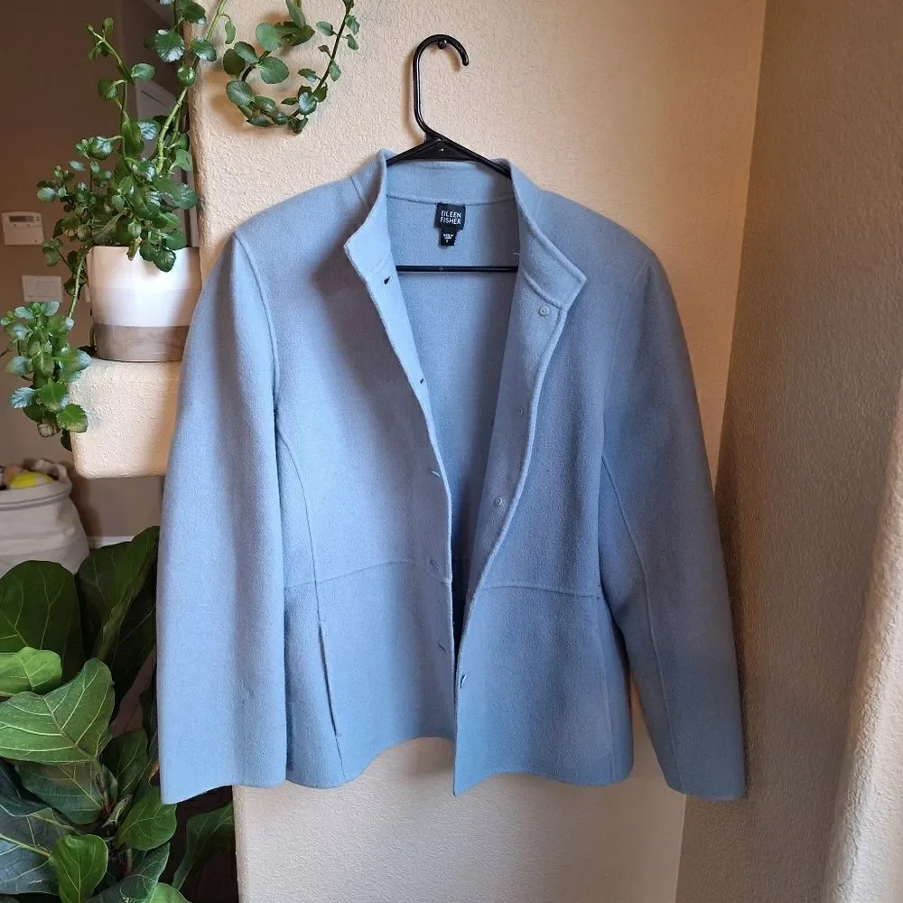 Eileen fisher Peacoat light blue Large - Picture 5 of 10